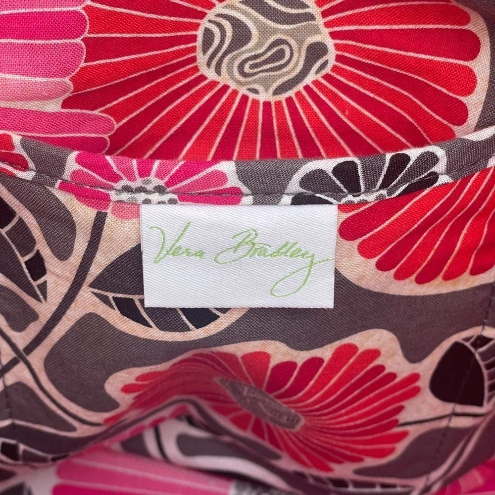 Vera Bradley Floral Blossoms Patterned Tote with Two Handles